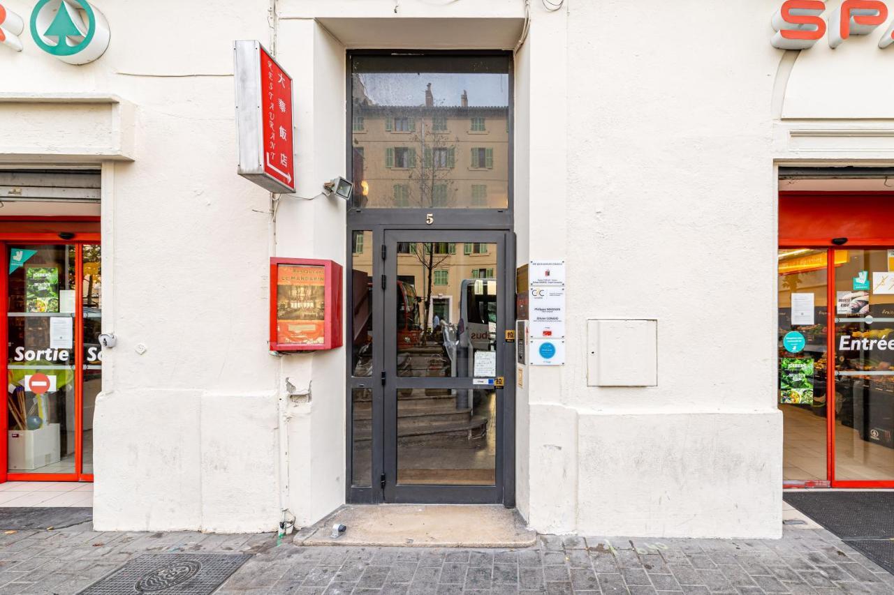 Studio Bleu 29M2, 120M Vieux-Port , Clim ,Wifi, Acces Autonome Avec Code Marseille Exteriér fotografie