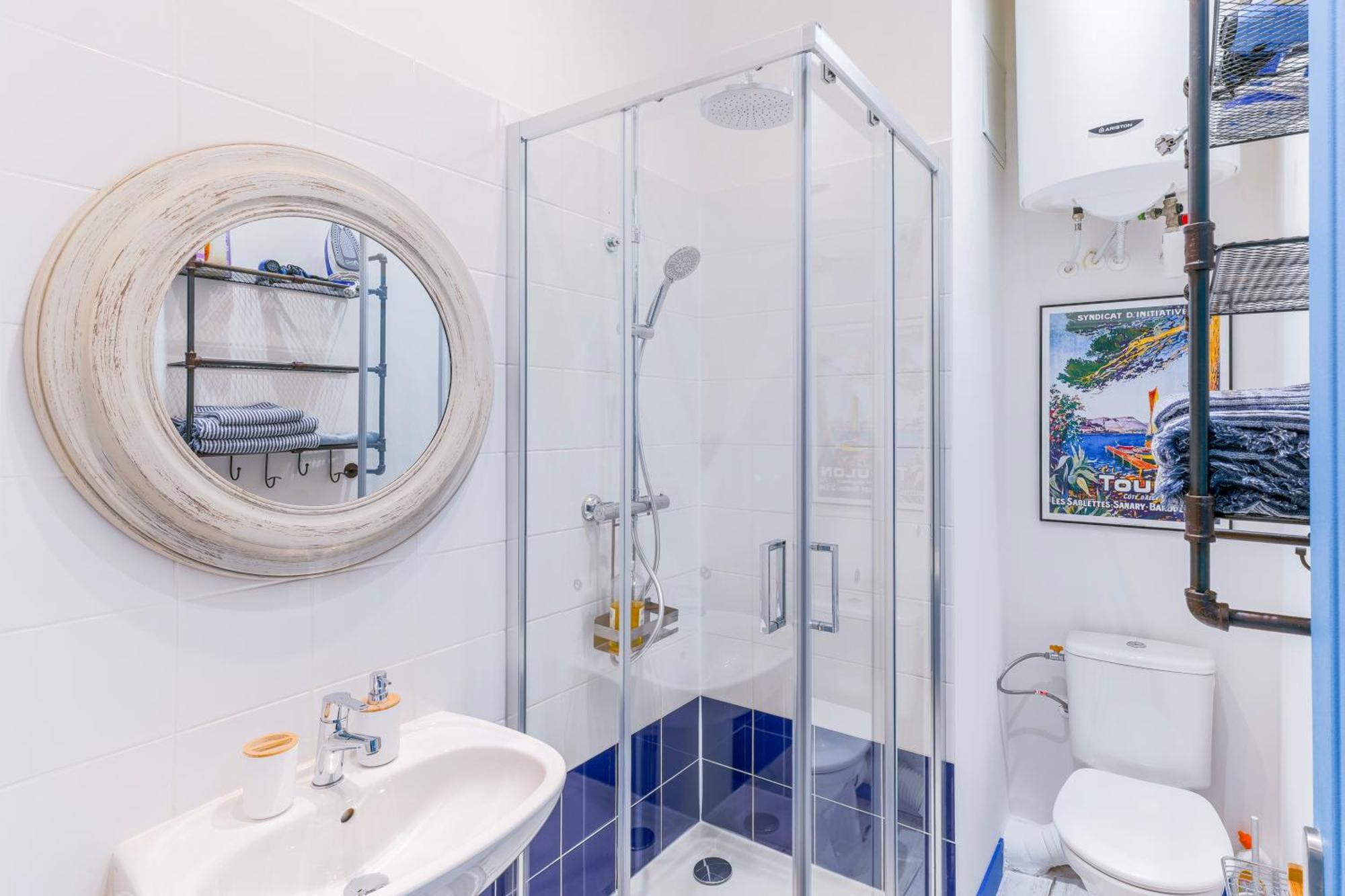 Studio Bleu 29M2, 120M Vieux-Port , Clim ,Wifi, Acces Autonome Avec Code Marseille Exteriér fotografie
